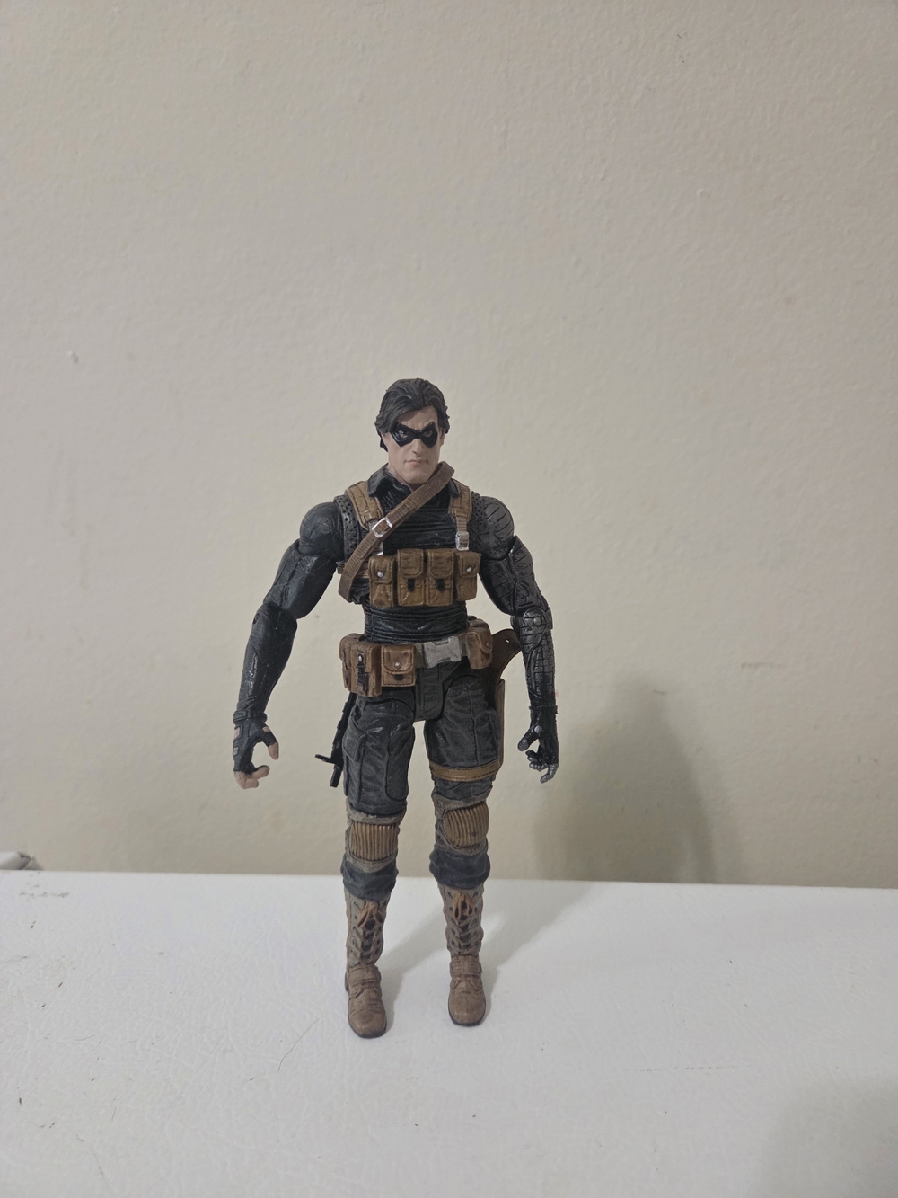 Marvel's Winter Soldier Bucky Barnes 7" Figure With Rifle Diamond Select 2016